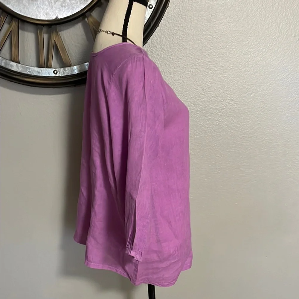 TERZO MILLENNIO Purple Women's Top - Picture 3 of 7
